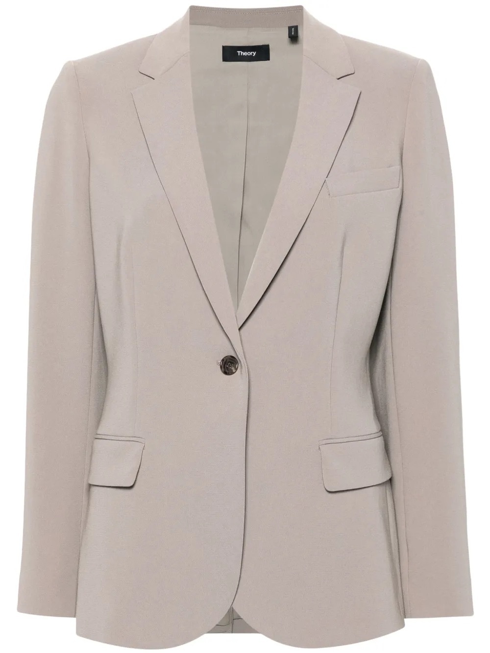 Theory Staple Blazer in Sage Green Sz 2 Office Minimalist Academia Business